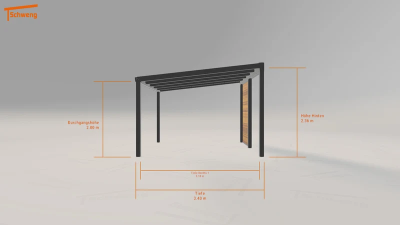 #DE Schweng Terrassenüberdachung S350 (ID zb9z85)