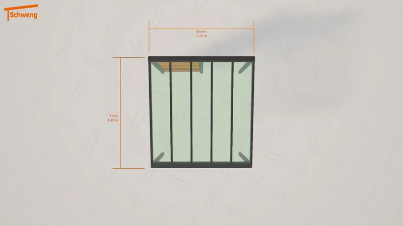 #DE Schweng Terrassenüberdachung S350 (ID zb9z85)