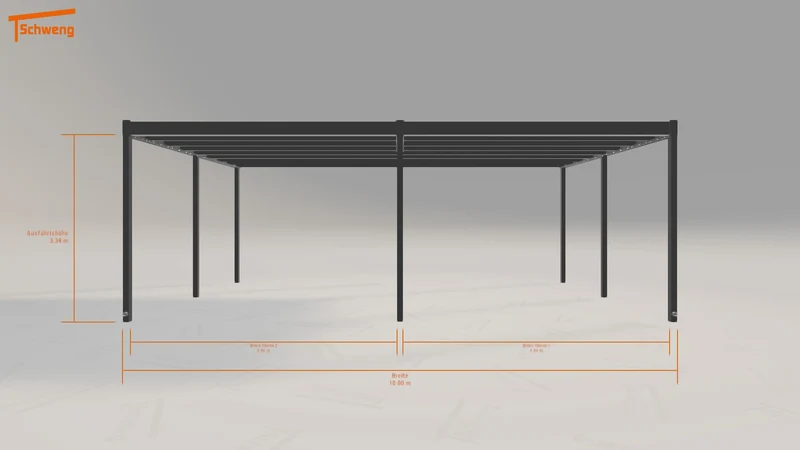 #DE Schweng Flachdachcarport C600+ (ID rjx8qm) #MTG