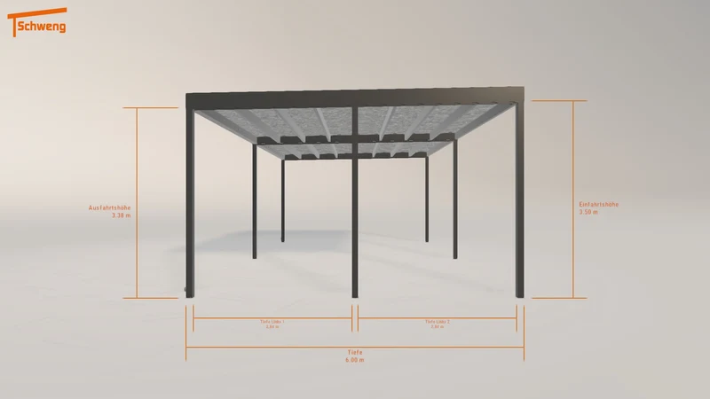 #DE Schweng Flachdachcarport C600+ (ID rjx8qm) #MTG