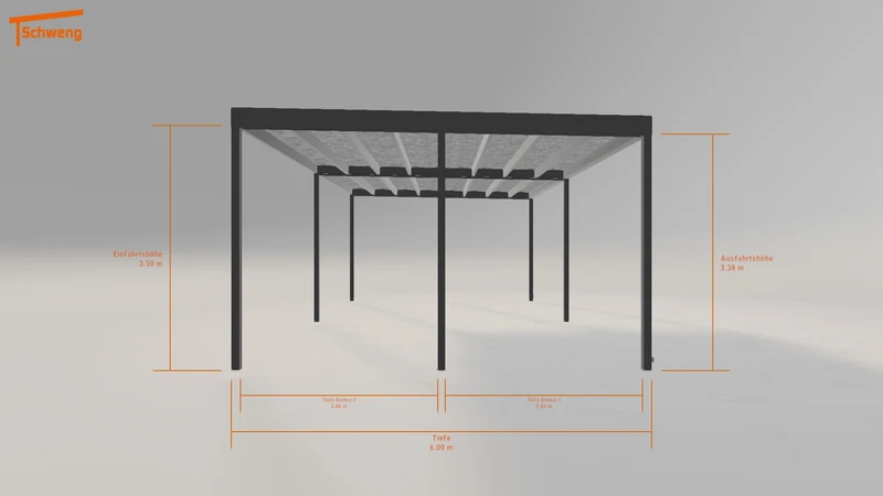#DE Schweng Flachdachcarport C600+ (ID rjx8qm) #MTG