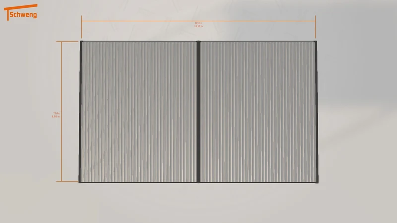 #DE Schweng Flachdachcarport C600+ (ID rjx8qm) #MTG