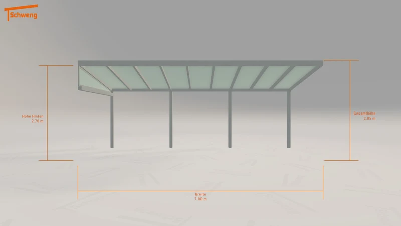 #DE Schweng Pultdachcarport S350 (ID zb9275) #MTG