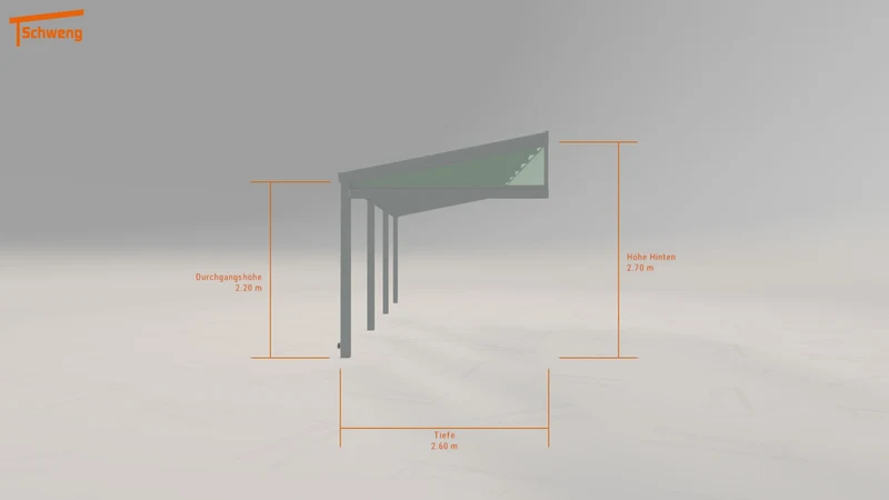 #DE Schweng Pultdachcarport S350 (ID zb9275) #MTG