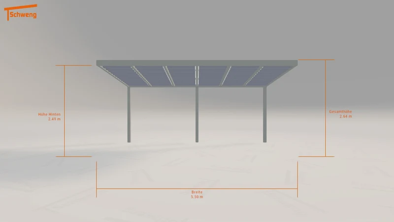 #DE Schweng Terrassenüberdachung S350 (ID dvm4gy)