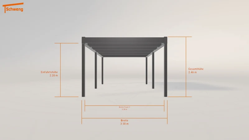 #DE Schweng Flachdachcarport C600 (ID k2v27z) #MTG