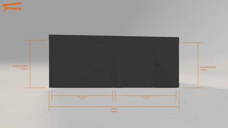#AT Schweng Flachdachcarport C600 (ID pbvbz4) #MTG
