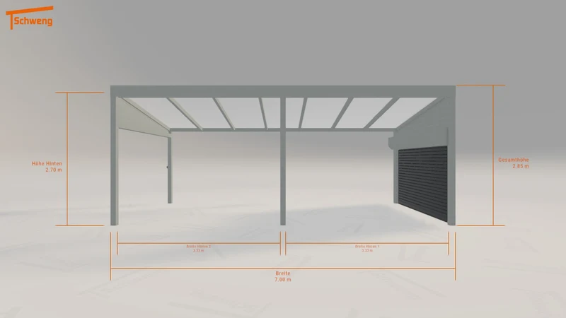 #DE Schweng Pultdachcarport S350 (ID 5m7mpp) #MTG