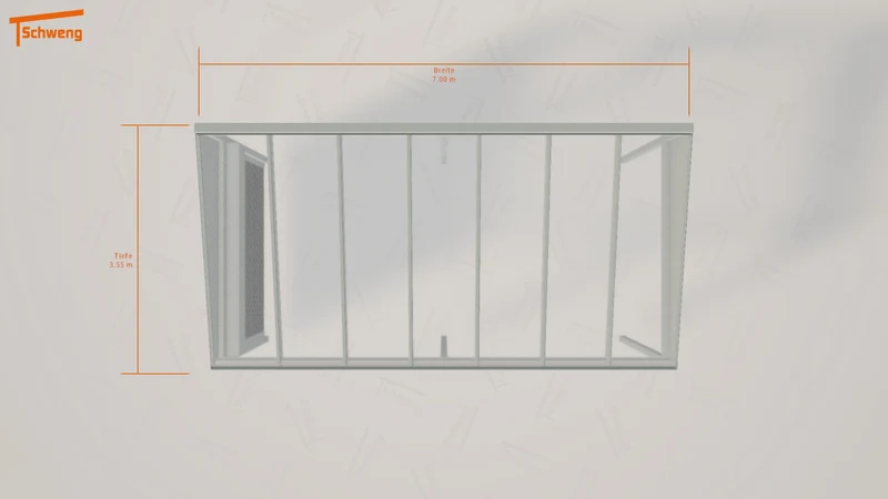 #DE Schweng Pultdachcarport S350 (ID 5m7mpp) #MTG
