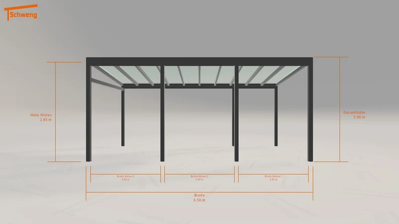 #DE Schweng Pultdachcarport S400 (ID w3mzpb)