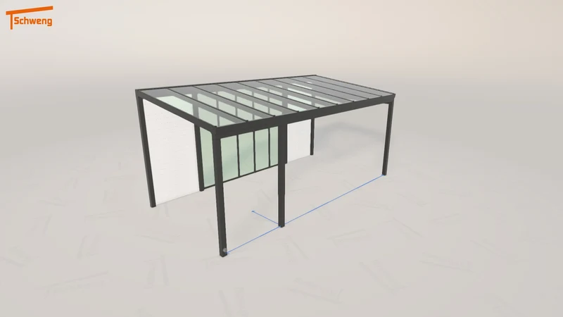 #DE Schweng Pultdachcarport S350 (ID jjmvn8)
