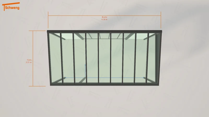 #DE Schweng Pultdachcarport S350 (ID jjmvn8)