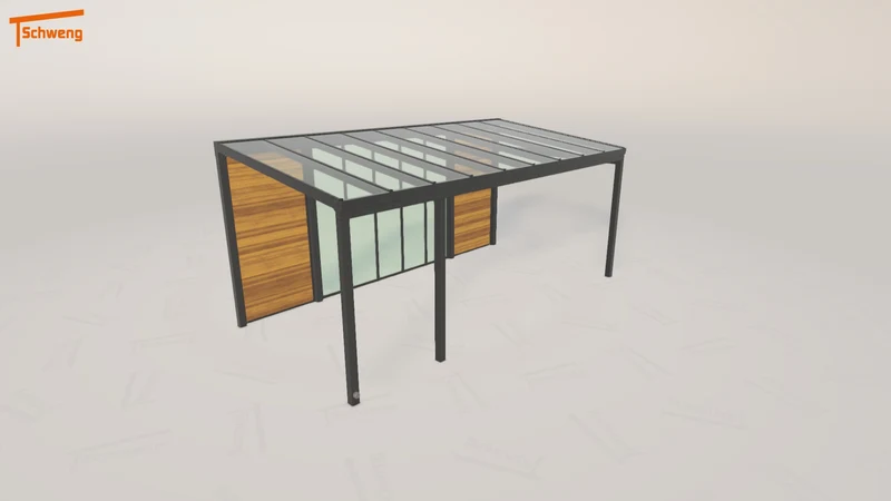 #DE Schweng Terrassenüberdachung S350 (ID 85zny7)