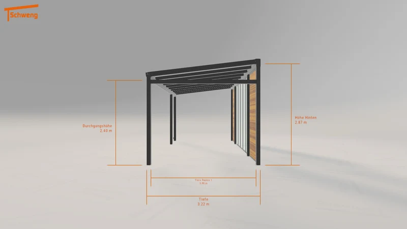#DE Schweng Terrassenüberdachung S350 (ID 85zny7)