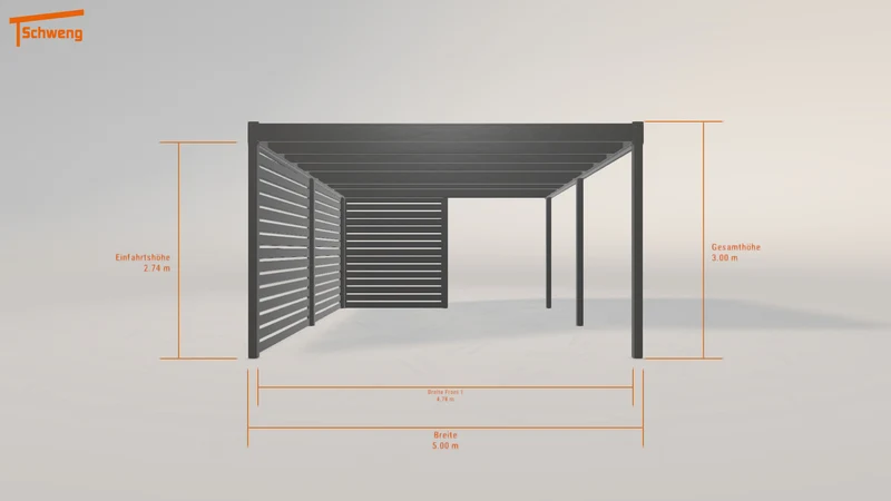 #DE Schweng Flachdachcarport C600 (ID g7djdp) #MTG
