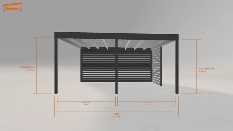 #DE Schweng Flachdachcarport C600 (ID g7djdp) #MTG