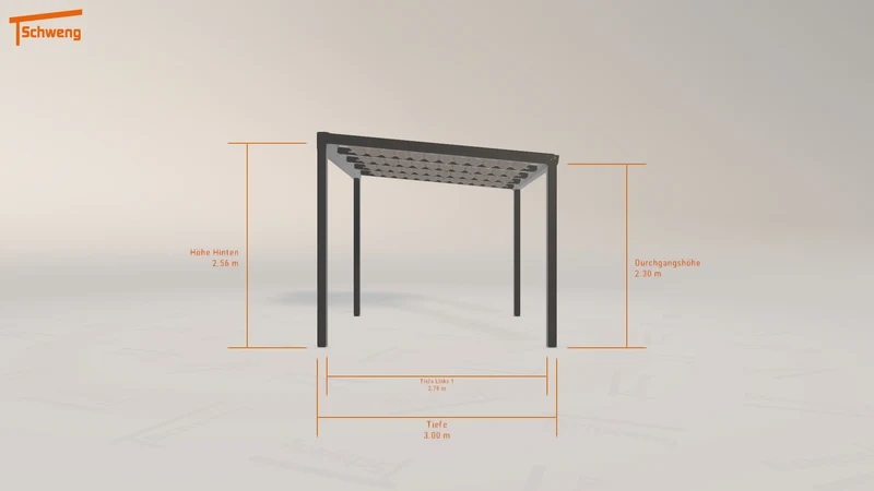 #DE Schweng Terrassenüberdachung S350 (ID k2d4kg)