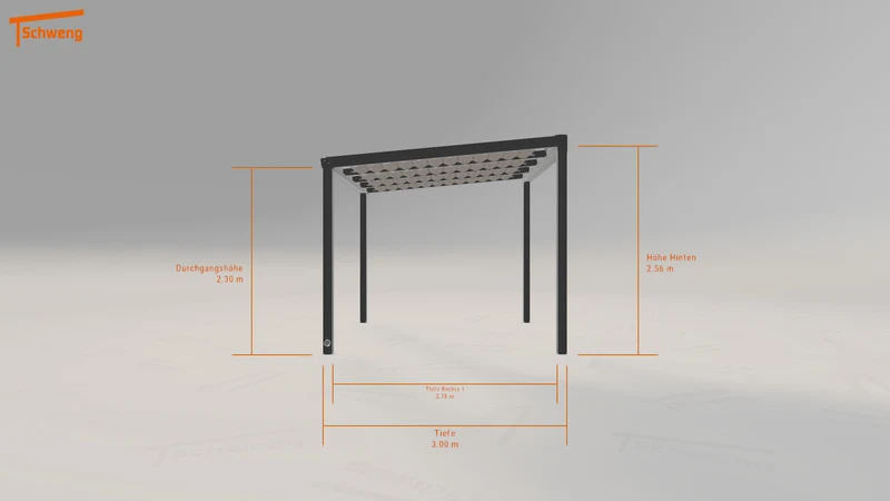 #DE Schweng Terrassenüberdachung S350 (ID k2d4kg)