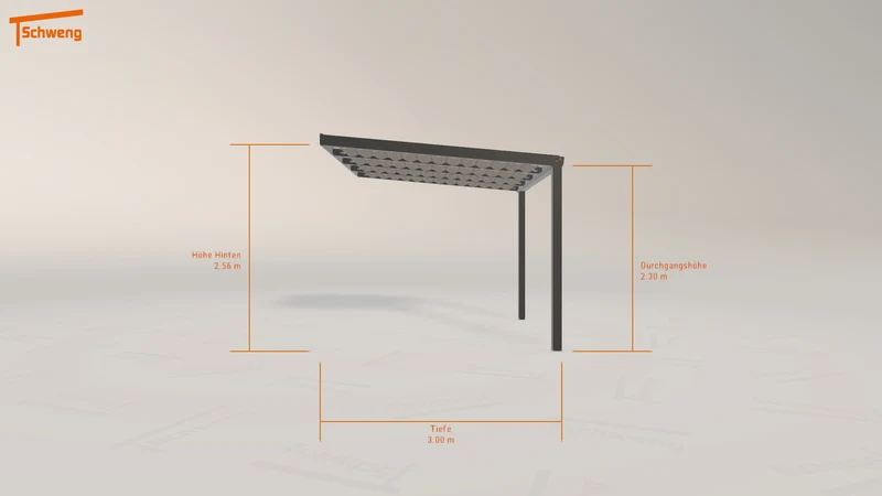 #DE Schweng Terrassenüberdachung S350 (ID mjk9yw)