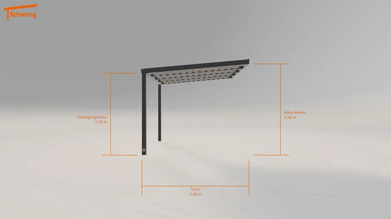 #DE Schweng Terrassenüberdachung S350 (ID mjk9yw)