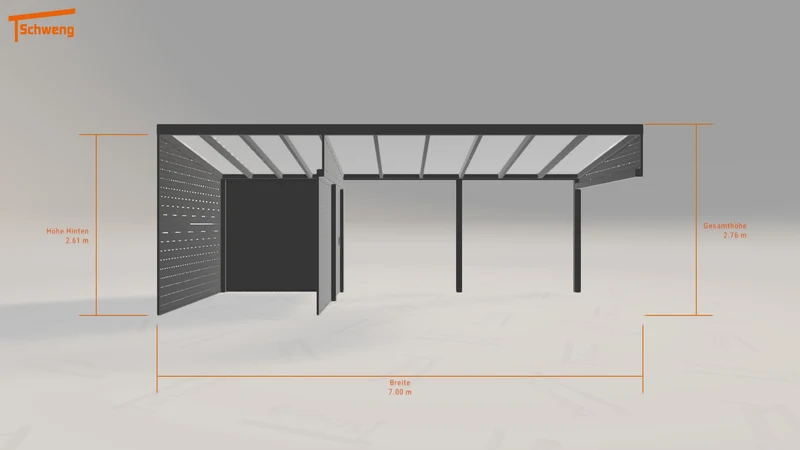 #DE Schweng Pultdachcarport S350 (ID mjv4xr) #MTG