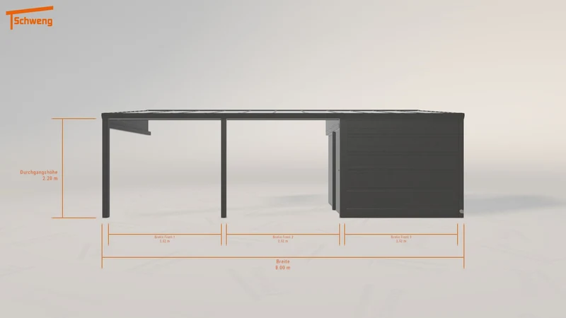 #DE Schweng Pultdachcarport S350 (ID x7zvg9) #MTG