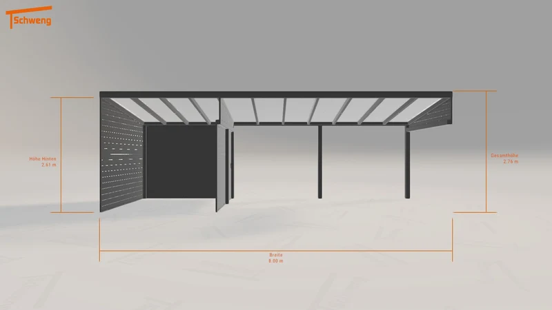 #DE Schweng Pultdachcarport S350 (ID x7zvg9) #MTG