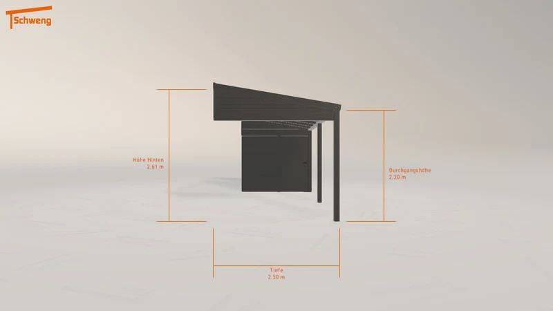 #DE Schweng Pultdachcarport S350 (ID x7zvg9) #MTG