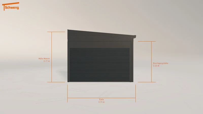 #DE Schweng Pultdachcarport S400 (ID 2q9dyb)