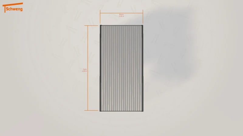 #DE Schweng Flachdachcarport C600 (ID ygz3jv)