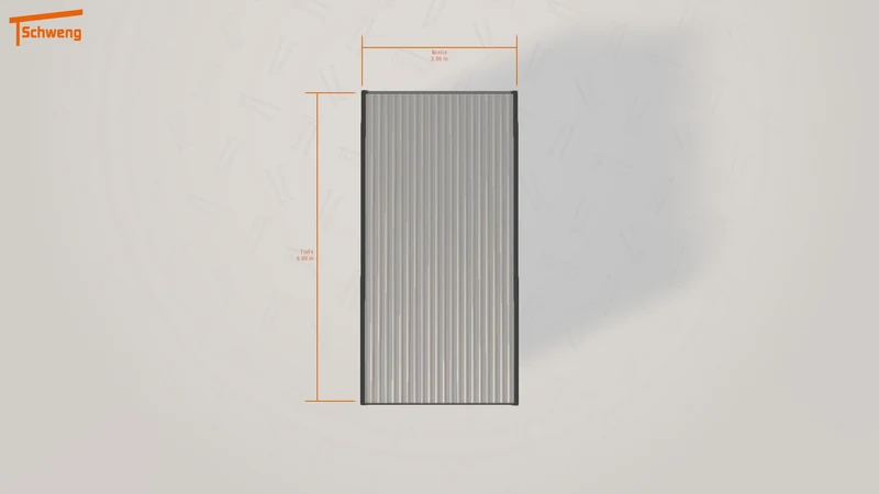 #DE Schweng Flachdachcarport C600 (ID 2q9d8b)