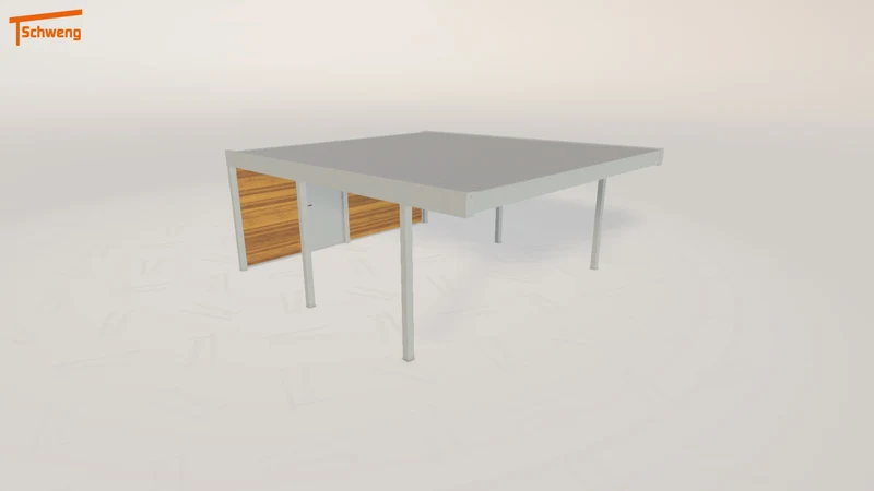 #DE Schweng Flachdachcarport C600 (ID zb39bg) #MTG