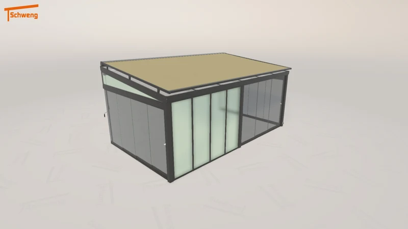 #DE Schweng Terrassenüberdachung S400 (ID 8q)