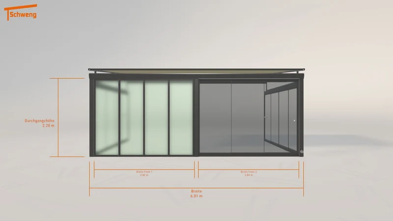 #DE Schweng Terrassenüberdachung S400 (ID 8q)