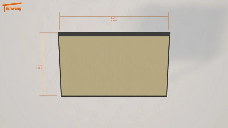 #DE Schweng Terrassenüberdachung S400 (ID 8q)
