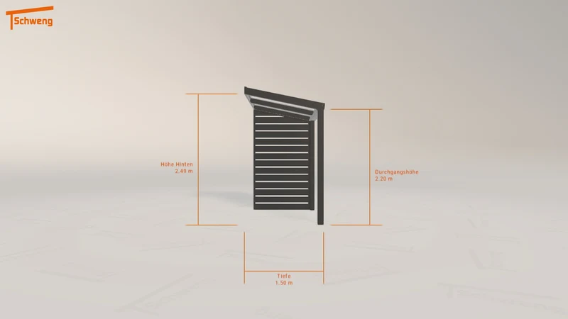 #DE Schweng Terrassenüberdachung S350 (ID v42zyy)