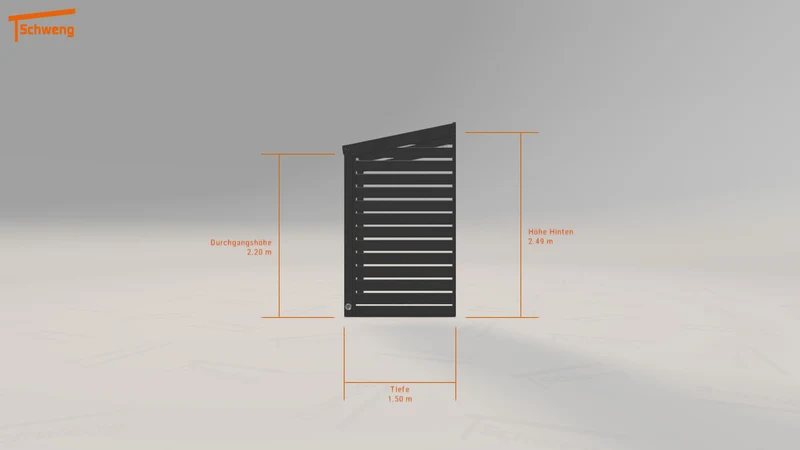 #DE Schweng Terrassenüberdachung S350 (ID v42zyy)