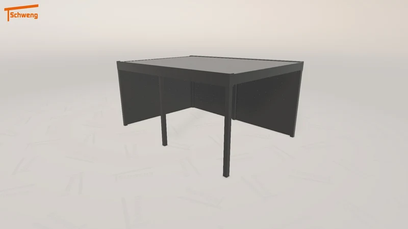 #DE Schweng Flachdachcarport C600 (ID 85jvkx) #MTG
