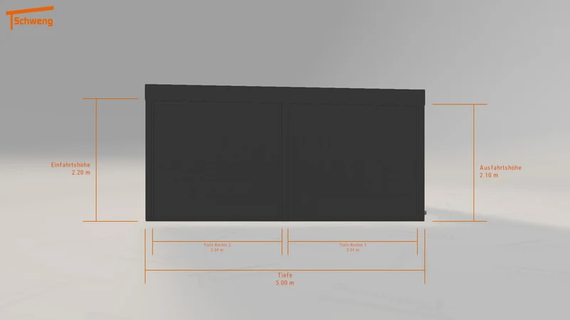 #DE Schweng Flachdachcarport C600 (ID 85jvkx) #MTG
