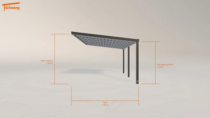 #DE Schweng Terrassenüberdachung S400 (ID ygm53k)