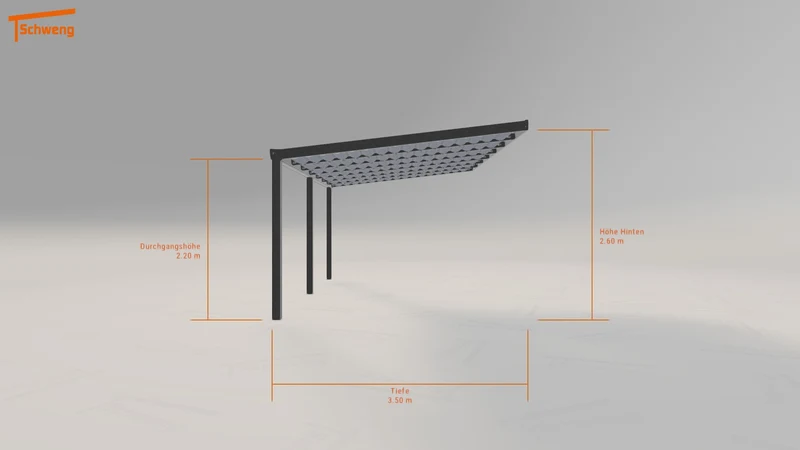 #DE Schweng Terrassenüberdachung S400 (ID ygm53k)