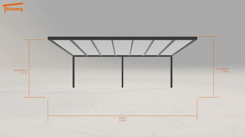 #AT Schweng Terrassenüberdachung S350 (ID qd7kpz)