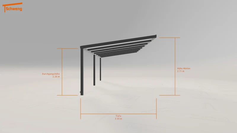 #AT Schweng Terrassenüberdachung S350 (ID qd7kpz)