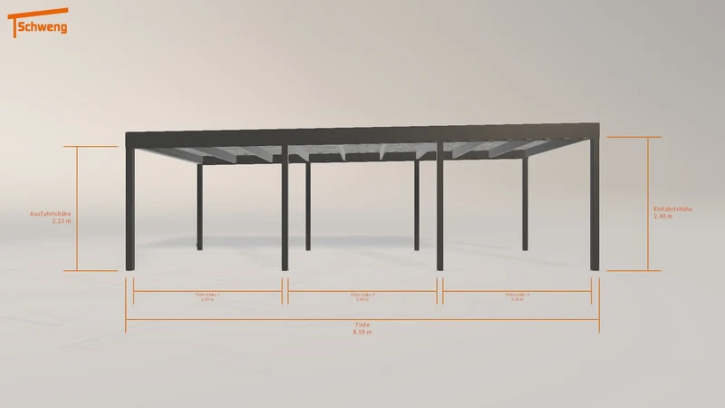 #DE Schweng Flachdachcarport C600 (ID mjkxb4) #MTG