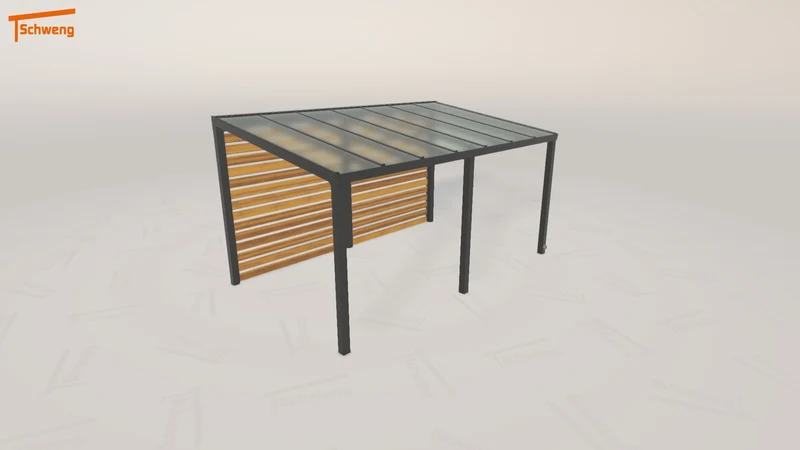 #DE Schweng Pultdachcarport S350 (ID zb9y7m)