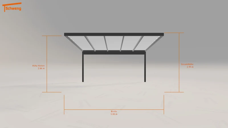 #DE Schweng Terrassenüberdachung S400 (ID 773kzz)