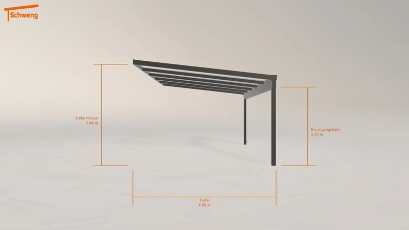 #DE Schweng Terrassenüberdachung S400 (ID 773kzz)