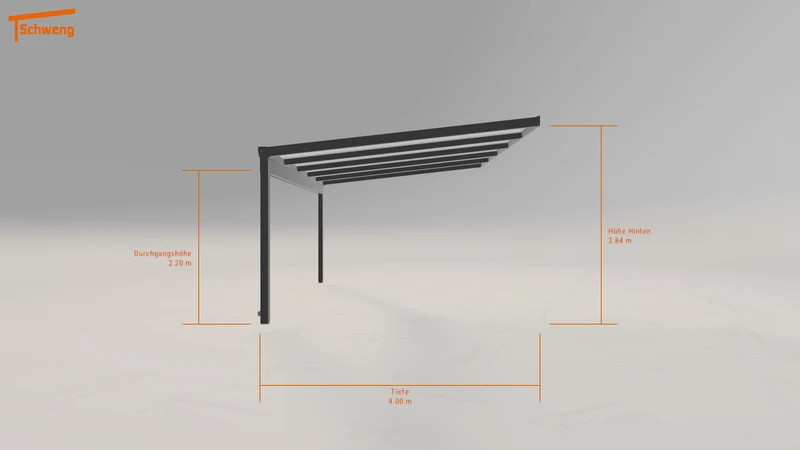 #DE Schweng Terrassenüberdachung S400 (ID 773kzz)