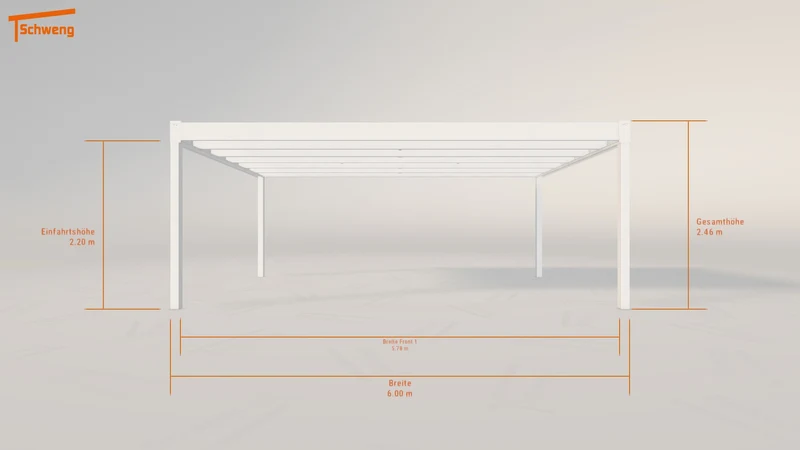 #DE Schweng Flachdachcarport C600+ (ID 9w4bw3) #MTG