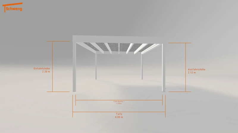 #DE Schweng Flachdachcarport C600+ (ID 9w4bw3) #MTG